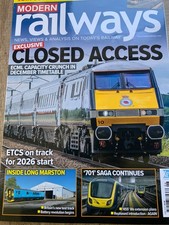 MODERN RAILWAYS  MAGAZINE -