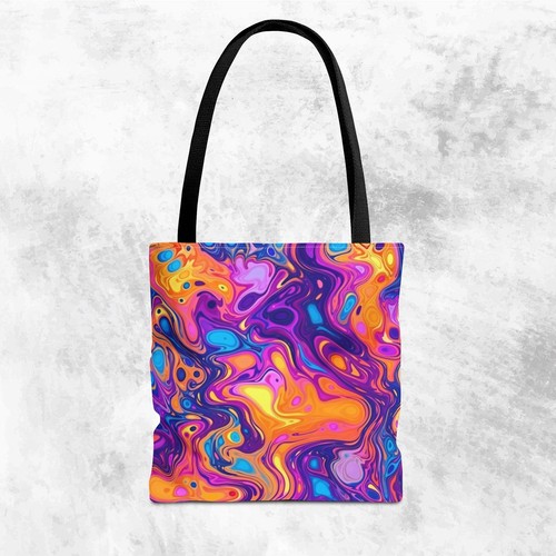 Borsa psychedelica colorata - borsa,