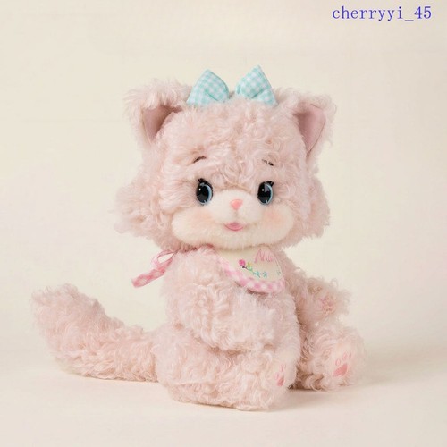 Peluche pupazzo gatto rosa
