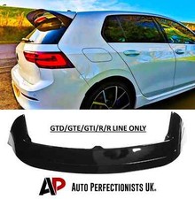 Ala spoiler tetto posteriore nero lucido stile Clubsport VW Golf MK8 R GTD GTI CS