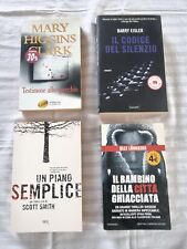 Lotto libri thriller 4 romanzi M H Clark Eisler Smith Lonnaeus stock libri