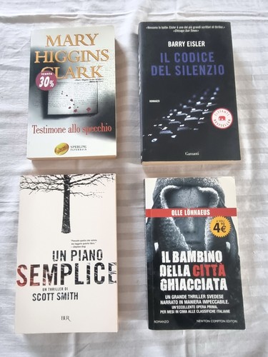 Lotto libri thriller romanzi - 4,