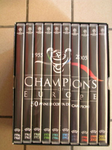 Box dvd champions europe - 10,