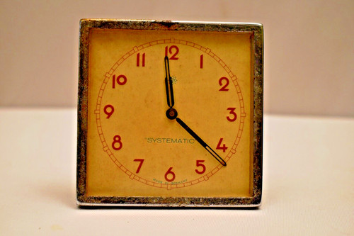 Vintage systematic alarm clock - vintage,
