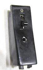 Antico interruttore vintage in bachelite funzionante raro vecchia presa corrente