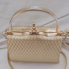 borsa donna pochette oro come nuova  VV