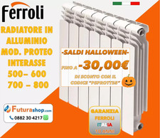 Radiatore Termosifone in Alluminio Ferroli Proteo Scegli Interasse ? ? ↪️ 100€