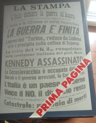 Prima pagina stampa - pagina, la