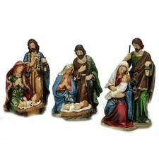 Natività sacra famiglia statua in blocco decorazioni addobbi di natale presepe