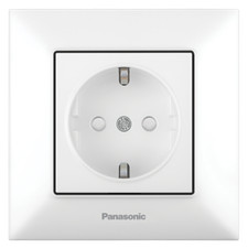 Panasonic Presa di Alimentazione 2P+E Europea CE Arkedia Slim Bianco DVE CE NUOVA