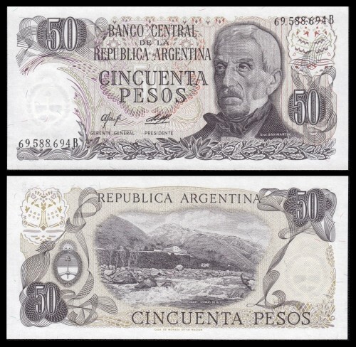 Argentina pesos nd - argentina, 50