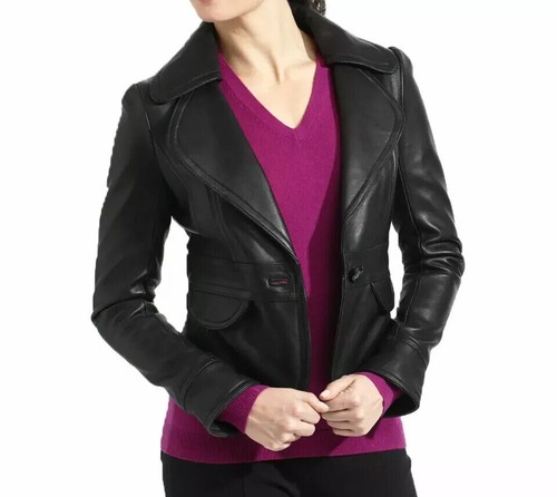 Blazer donna vera pelle - da,