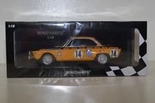BMW 2800 CS ALPINA 24h SPA 1970 #14 1:18 MINICHAMPS RARISSIMA lim.564 pezzi