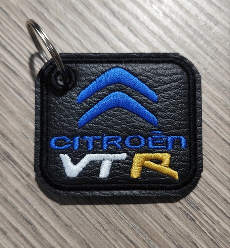 Portachiavi ricamato citroen - portachiavi,