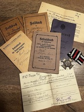 Libro di tiro MG libro soldato WW1 Kaiserlich Feldgrau certificato KVK libro soldato raccolta