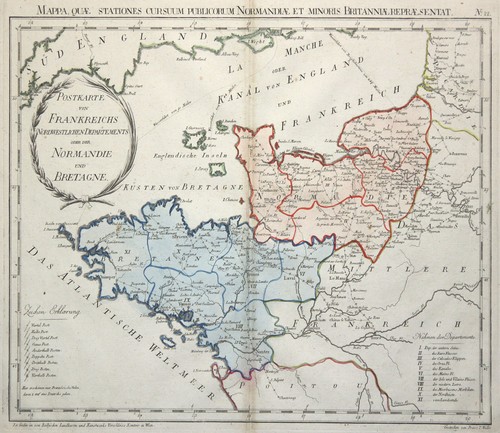 Bretagna normandia cartolina - normandia,
