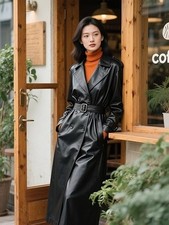 Trench cappotto donna nero - , in