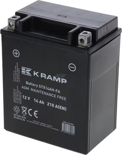 Batteria 12v 14ah 210a 9kg - 210a, 4,9kg