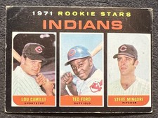 1971 TOPPS INDIANS ROOKIE