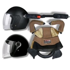 Casco moto d'epoca universale in schiuma set completo imbottitura interna...