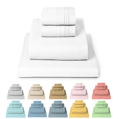Mellanni set lenzuola letto - mellanni,