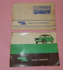 FIAT 127 OWNER HANDBOOKS 2