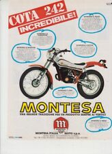 advertising Pubblicità MOTO MONTESA COTA  242  1984 MOTOSPAGNOLE-TRIAL VINTAGE