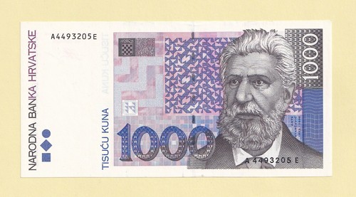 Croazia hrvatska 1000 - croazia, kuna
