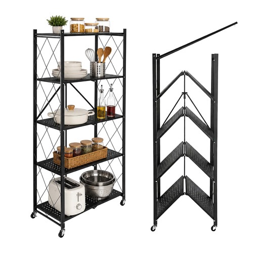 Scaffale pieghevole ruote - pieghevole,
