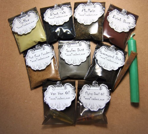 Hoodoo kit erbe polveri - kit,