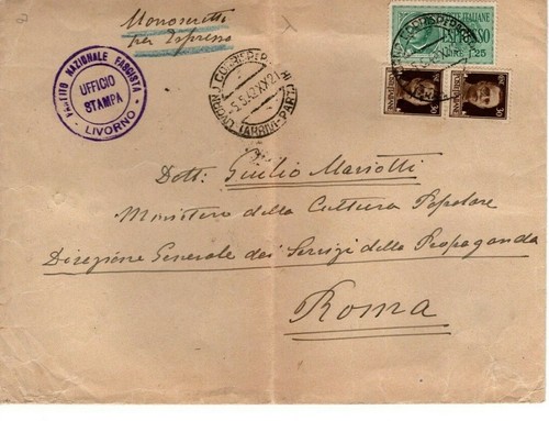 1942 storia postale - -, lettera