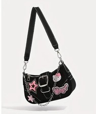 Borsetta Hello Kitty nera