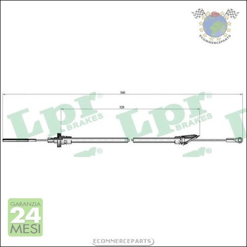 Cavo filo comando frizione - , lpr