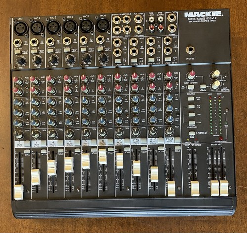 Mixer mackie 1402 vlz micro - mixer,