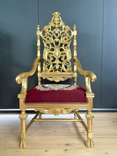 Poltrona sedia stile barocco