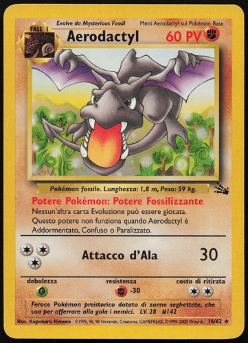 Aerodactyl rara holo - holo, fossil