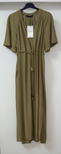 Abito midi zara - abito, kaki