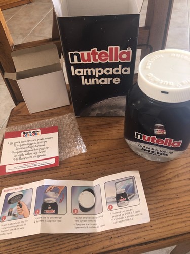 Lampada lunare nutella - lampada,