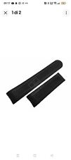 Replacement Black Rubber Watch Band for Ebel 1911 Discovery XL Chrono