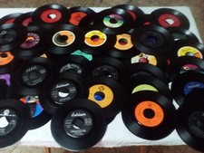 60 45 GIRI lotto per uso artistico dischi danneggiati per allestimento vetrine