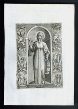 santino incisione 1600 MADONNA DE BIANCHI in S.DOMENICO- MESSINA p.samperi