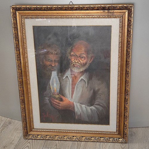 Quadro olio tela pittore - quadro,