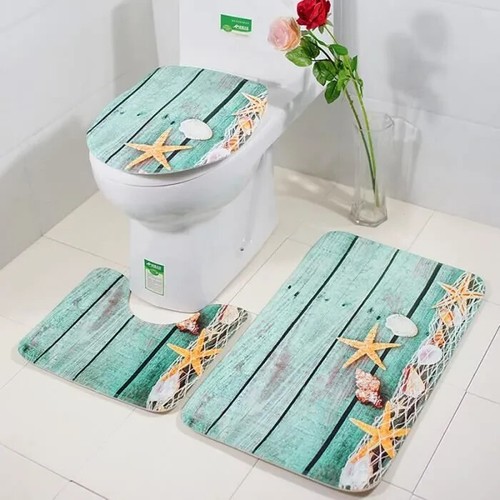 Set tappetini bagno pezzi - wc,