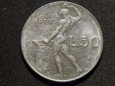 Italia 50 lire 1975 circolata