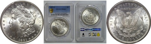 1891 morgan dollar pcgs - 1891-s,
