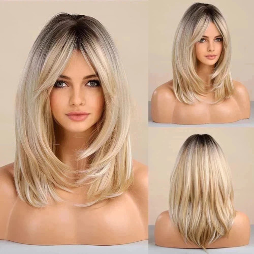 Parrucche lisce bionde 100%