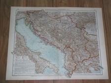 1928 MAPPA VINTAGE DELLA