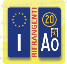 2 ADESIVI BLU RIFRANGENTI PER