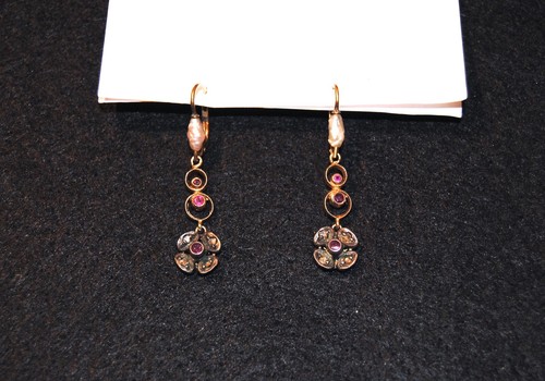 Orecchini vintage oro argento - vintage,