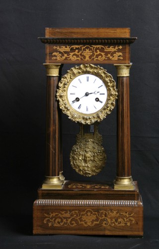 Pendule portique charles - x, /